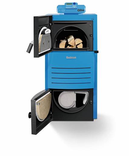 Holzvergaser-Heizkessel Buderus Logano S161 © Bosch Thermotechnik GmbH, Buderus Deutschland © Bosch Thermotechnik GmbH, Buderus Deutschland